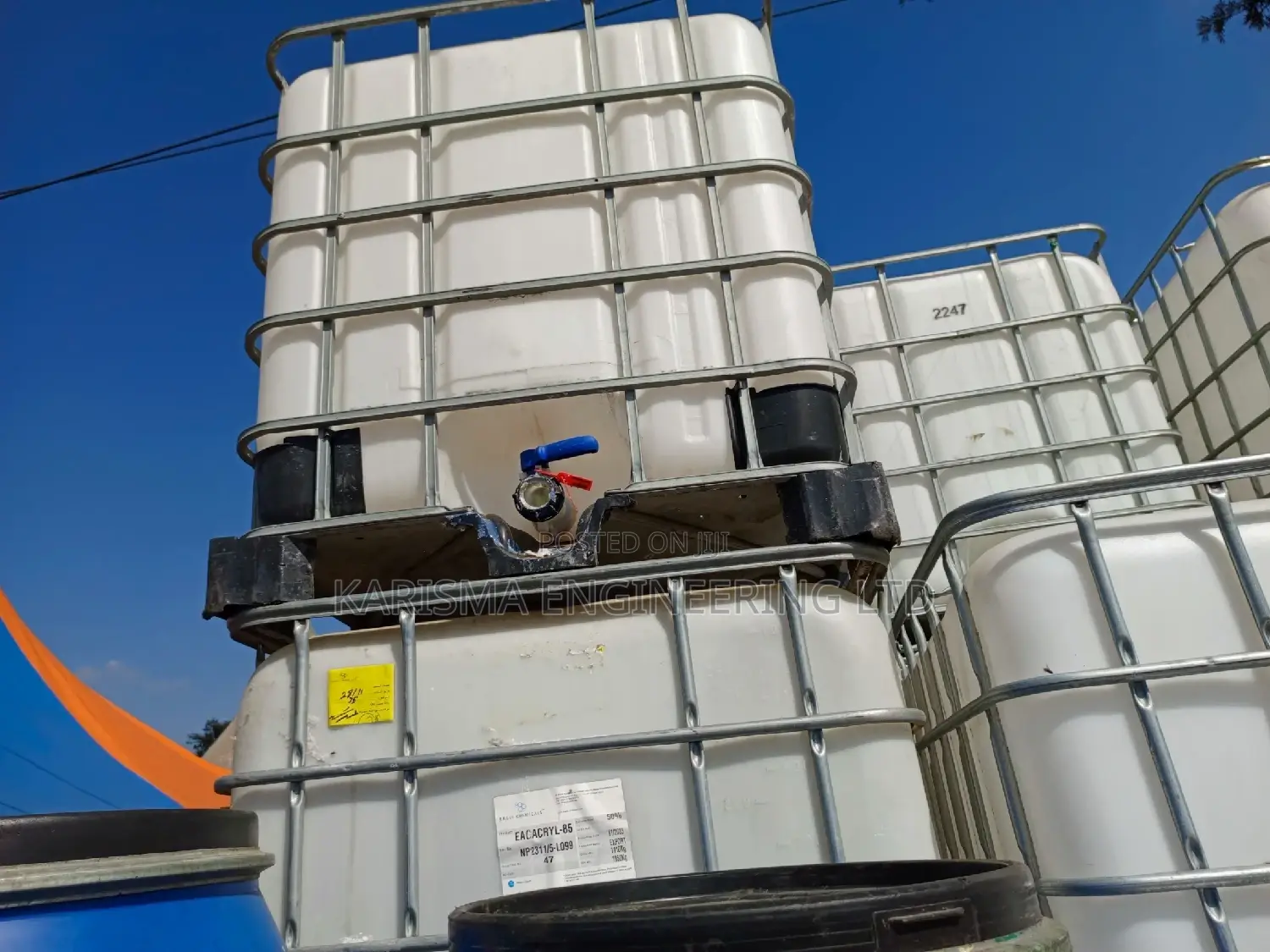Steel Caged Ibc Water Tank