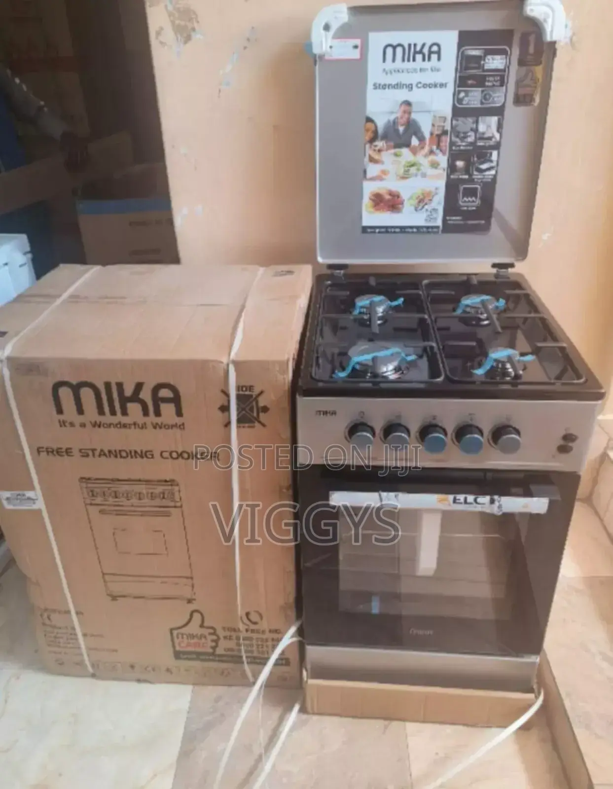 Amazing Mika All Gas Free Standing Gas Cooker- 50*60, Oven