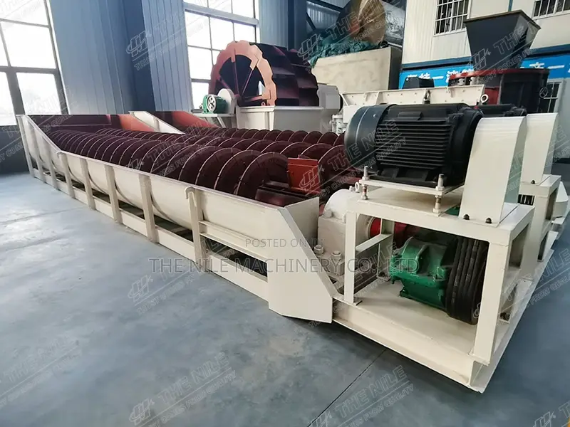 Silica Sand Double Screw Spiral Washing Machine Sand Washer