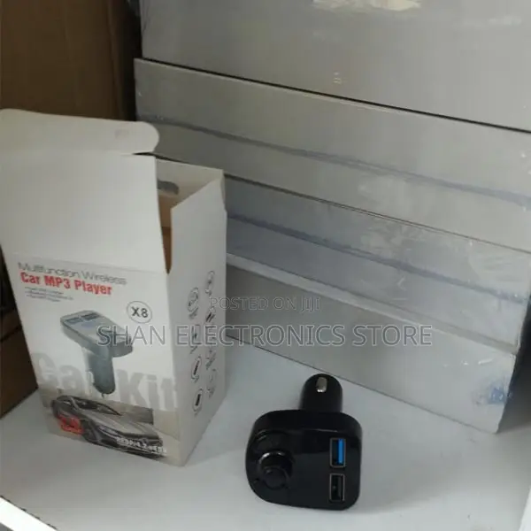 Handsfree Car Kit~ X8 Car Fm Transmitter Dual Usb Charger