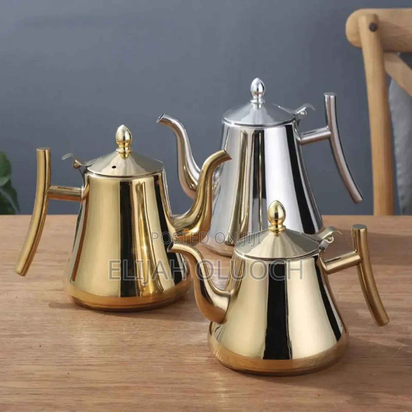 Stainless Steel Teapot With Infusion Set,