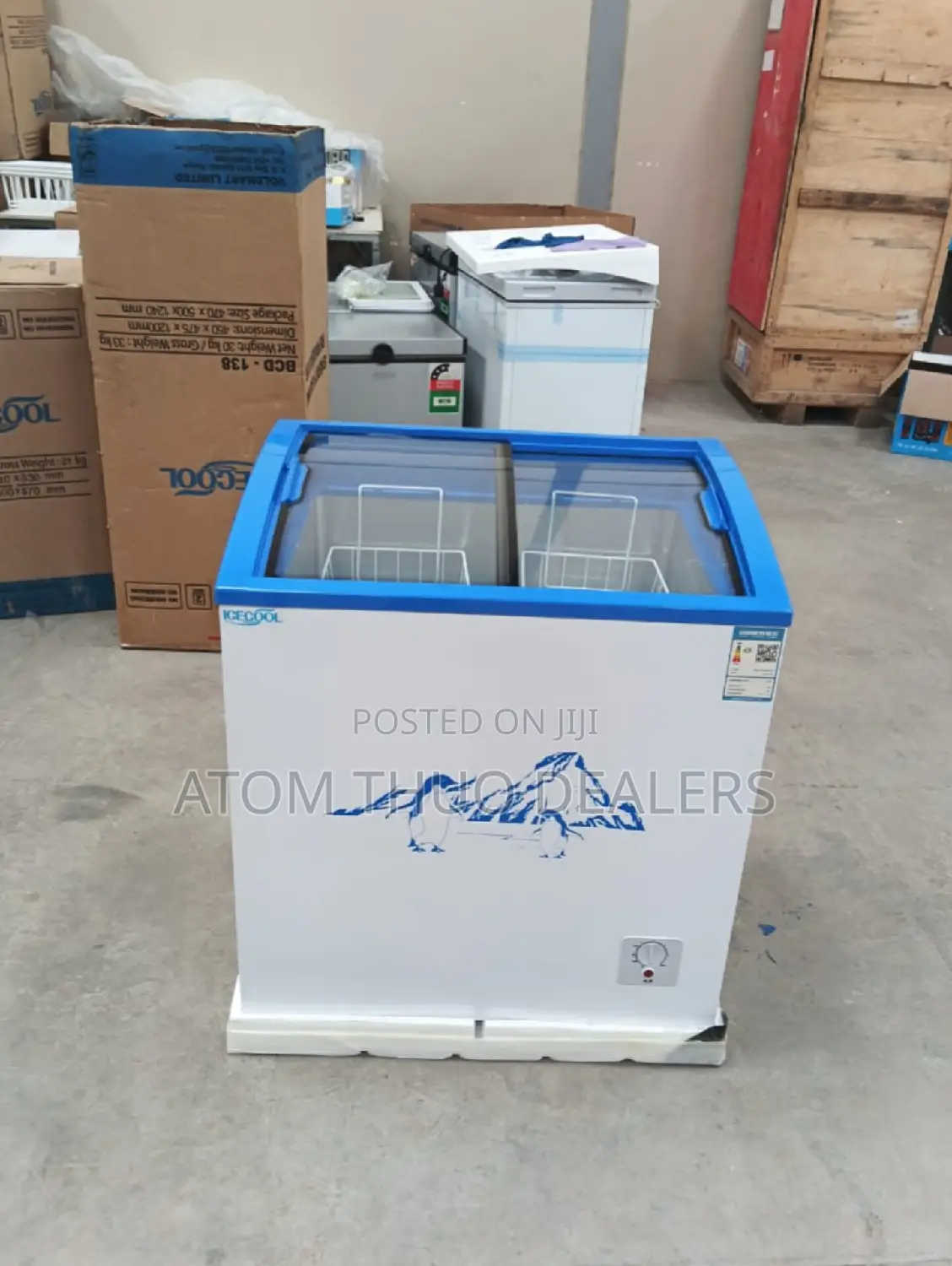 ICECOOL 159ltrs Display Freezer