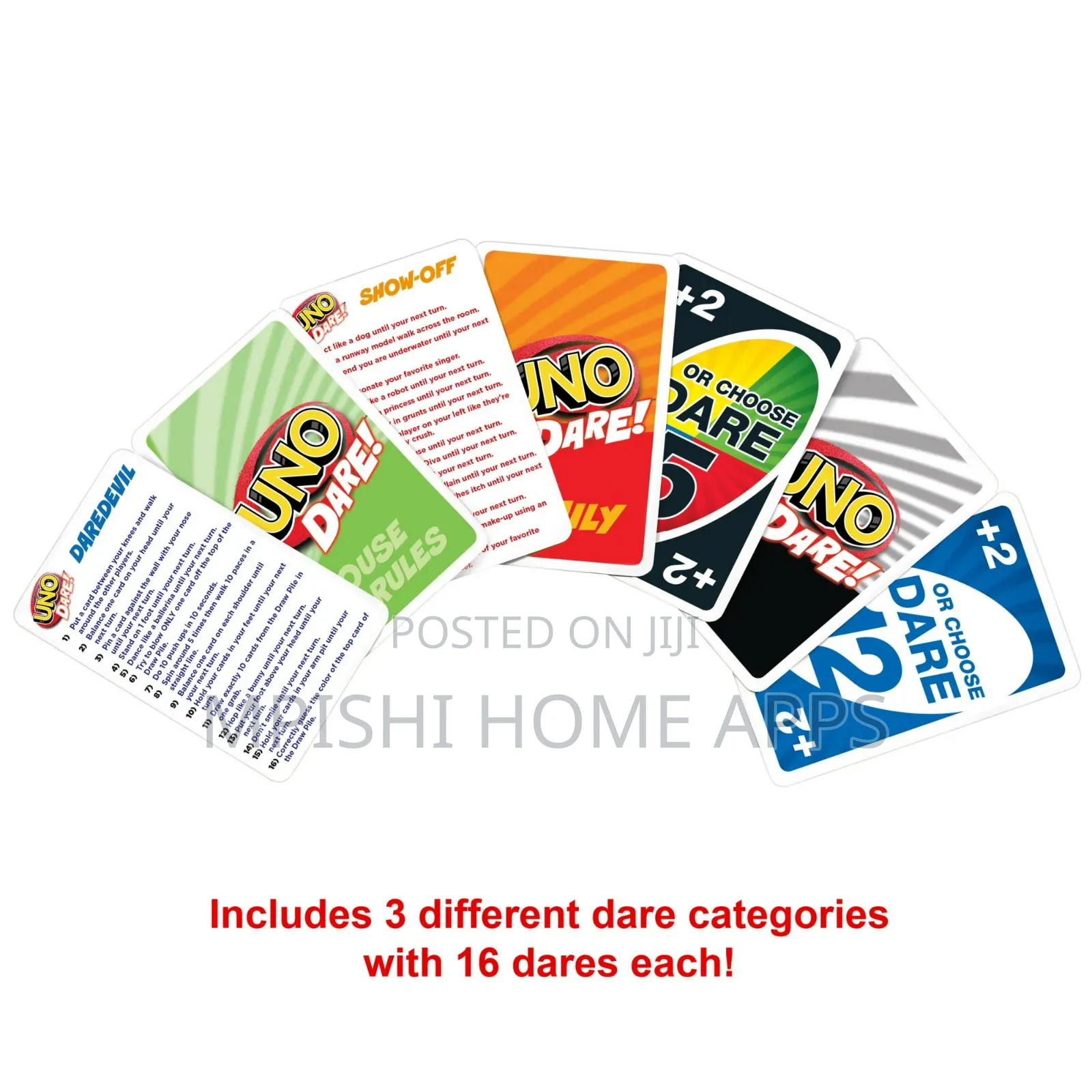 Uno Dare Card Game