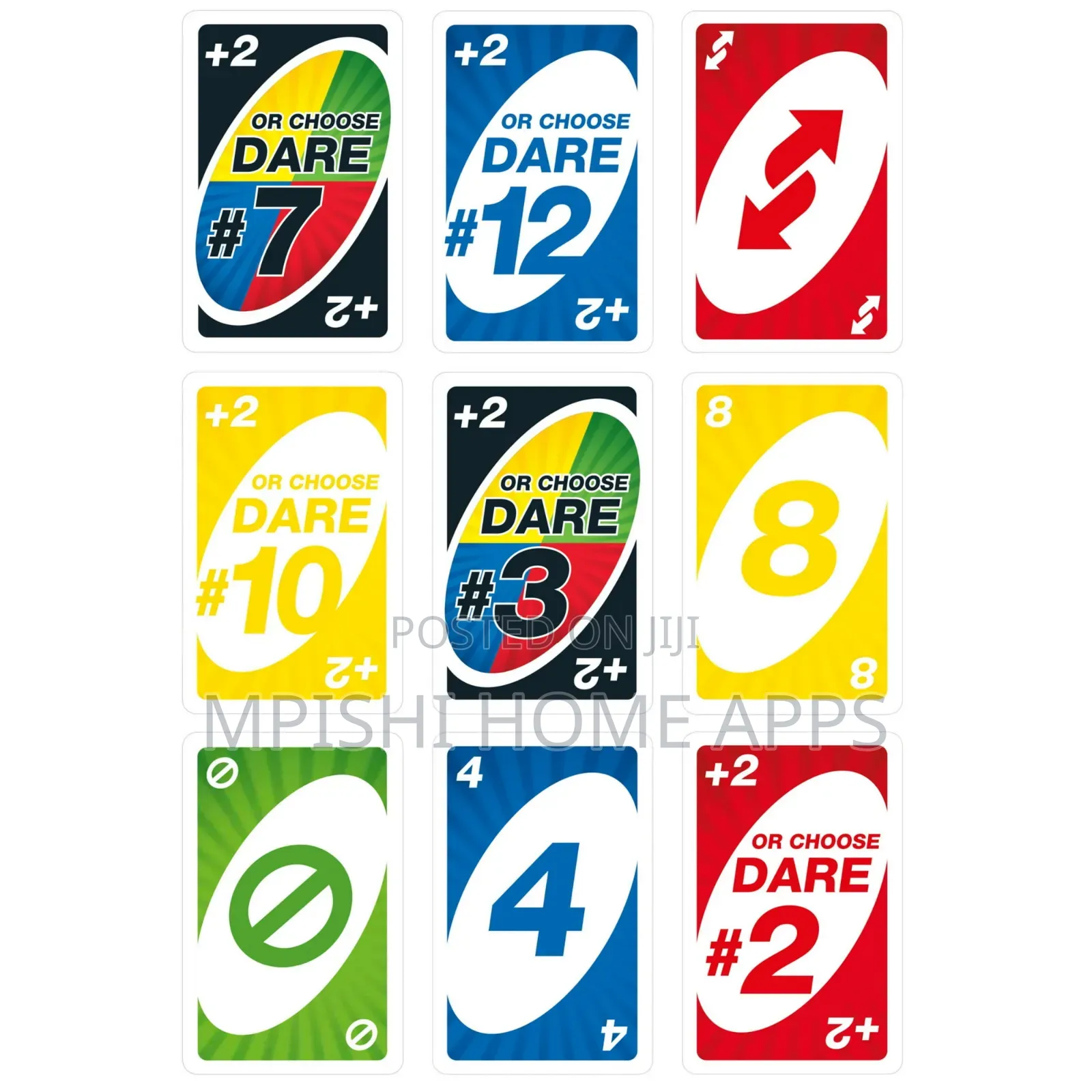 Uno Dare Card Game