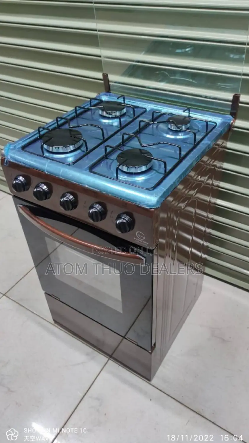 New Eurochef Full Gas Free Standing Cooker With Gas Oven