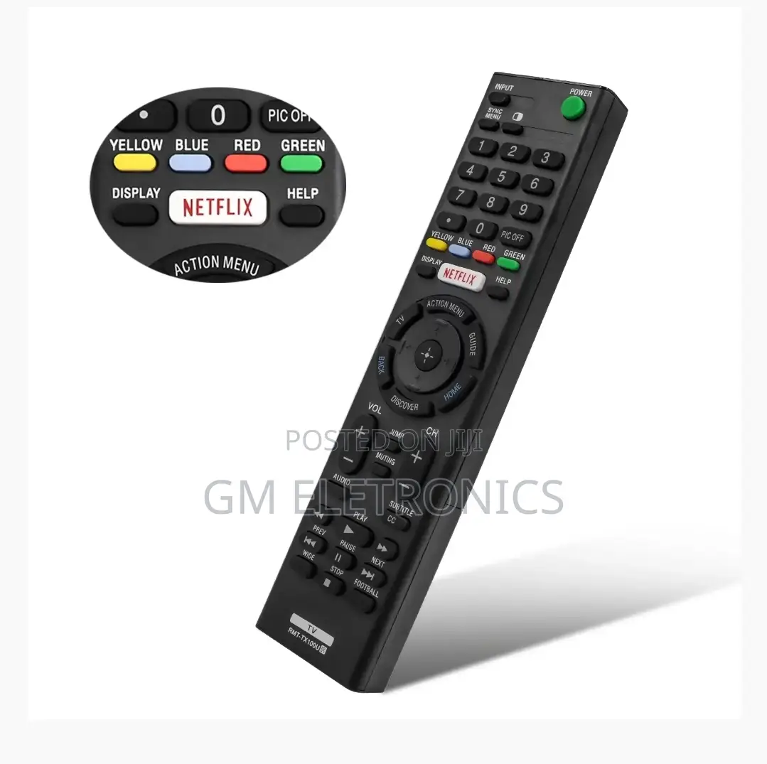 Nexflix Sony Remote for Sony LCD, LED Bravia Tv