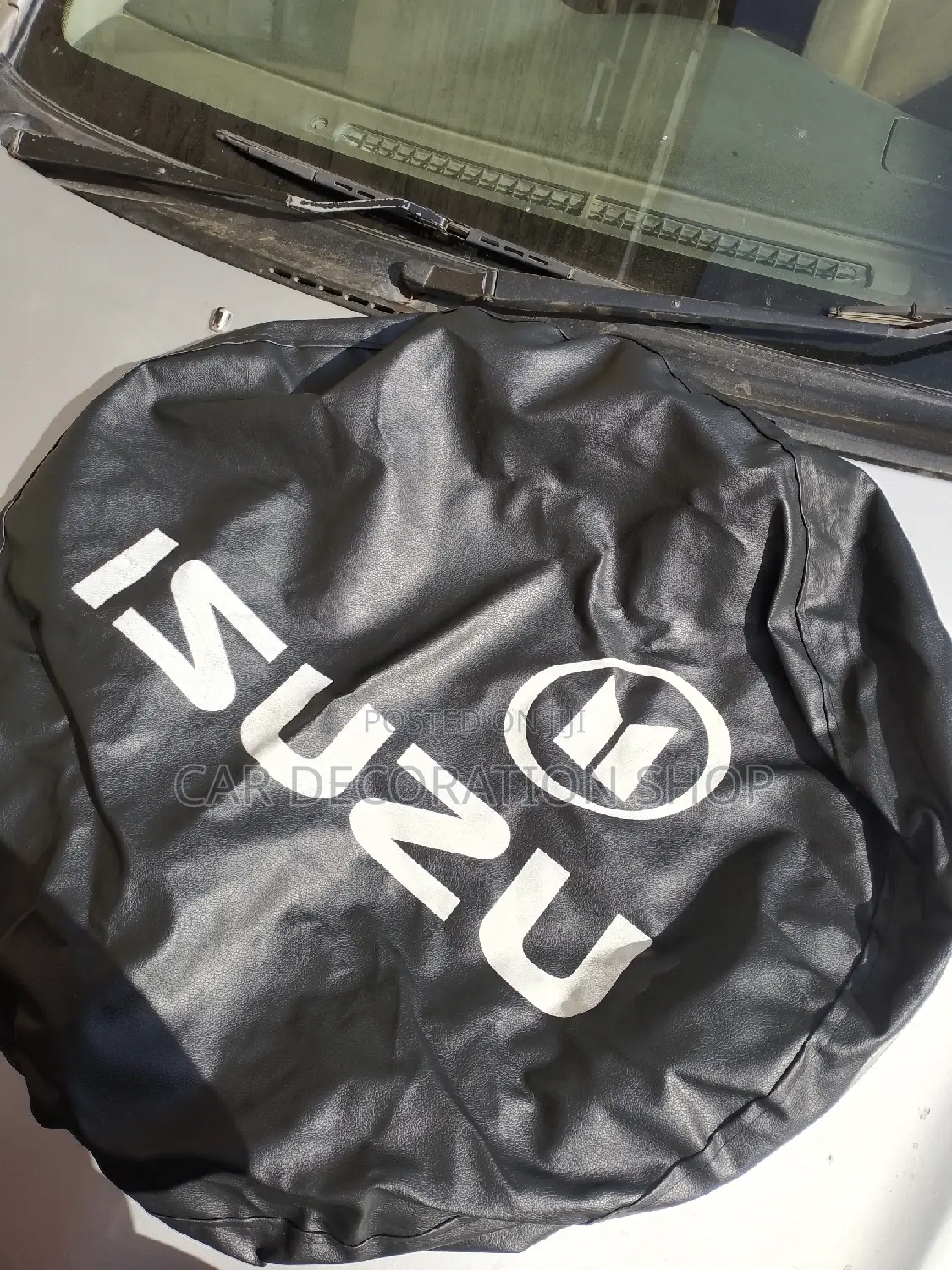 Rear Boot Spare Wheel Cover Branded ISUZU