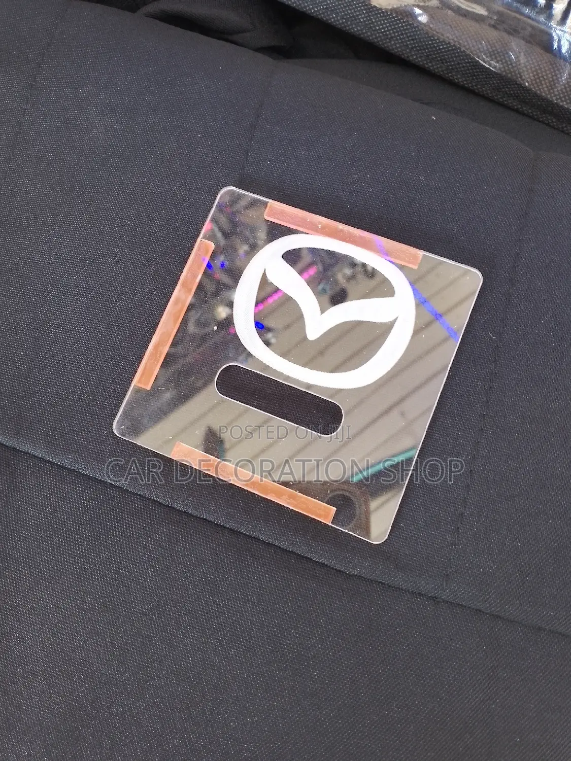 Mazda Cars Colorless Insurance Sticker Mounts
