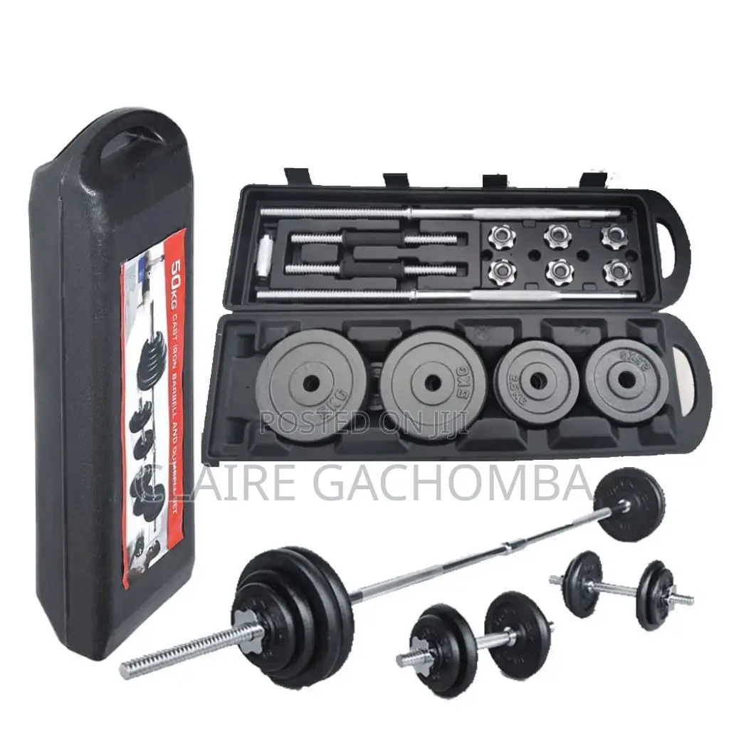 50 KGS York Barbell Dumbbell Set