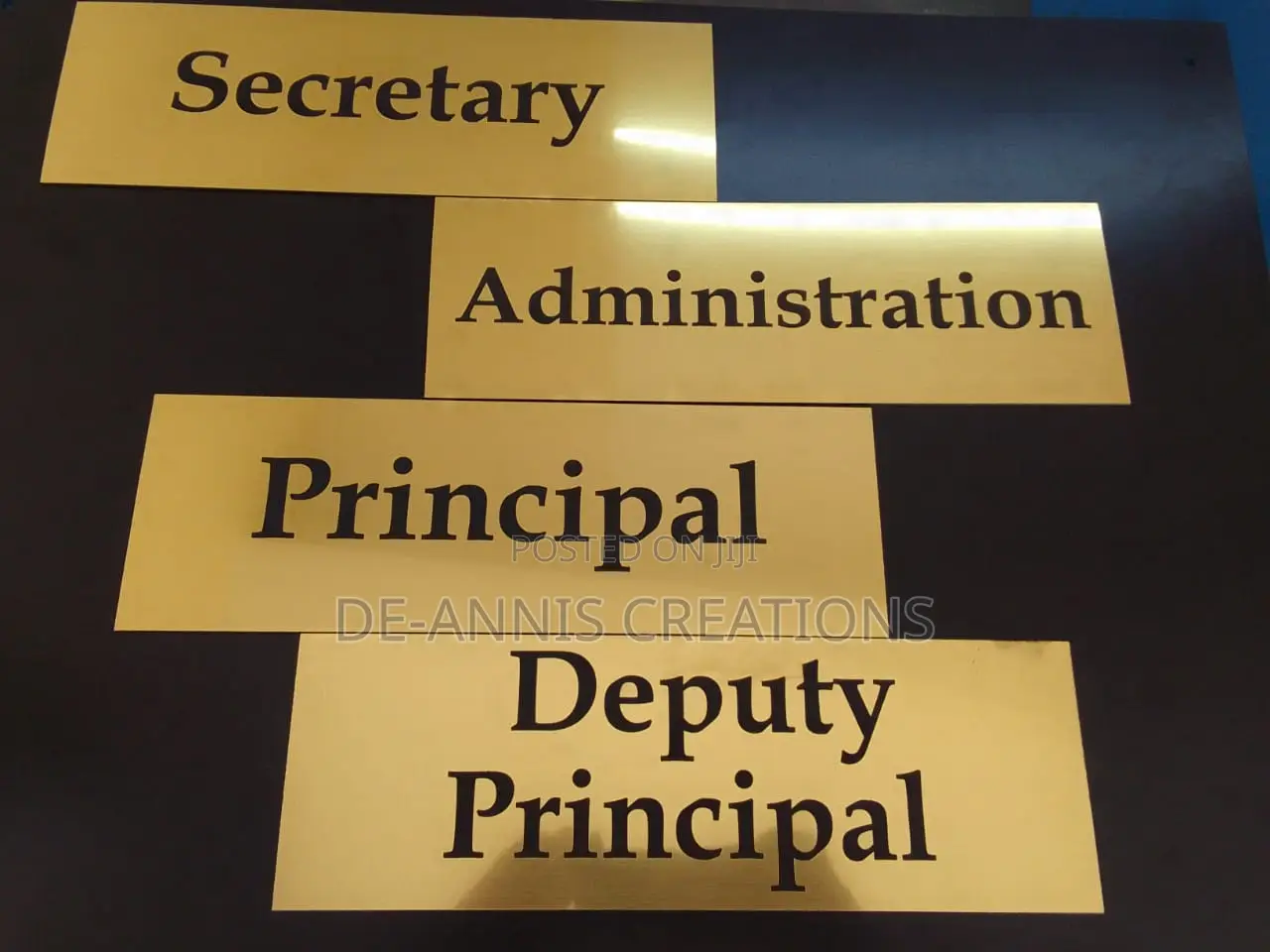 Gold Door Signs for Offices