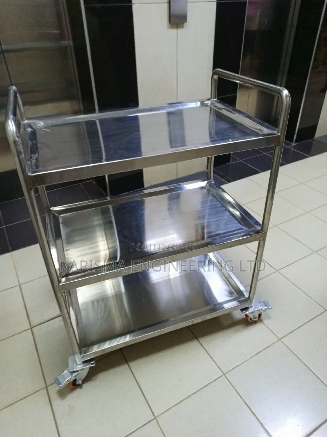 Modern Stainless Food Trolley