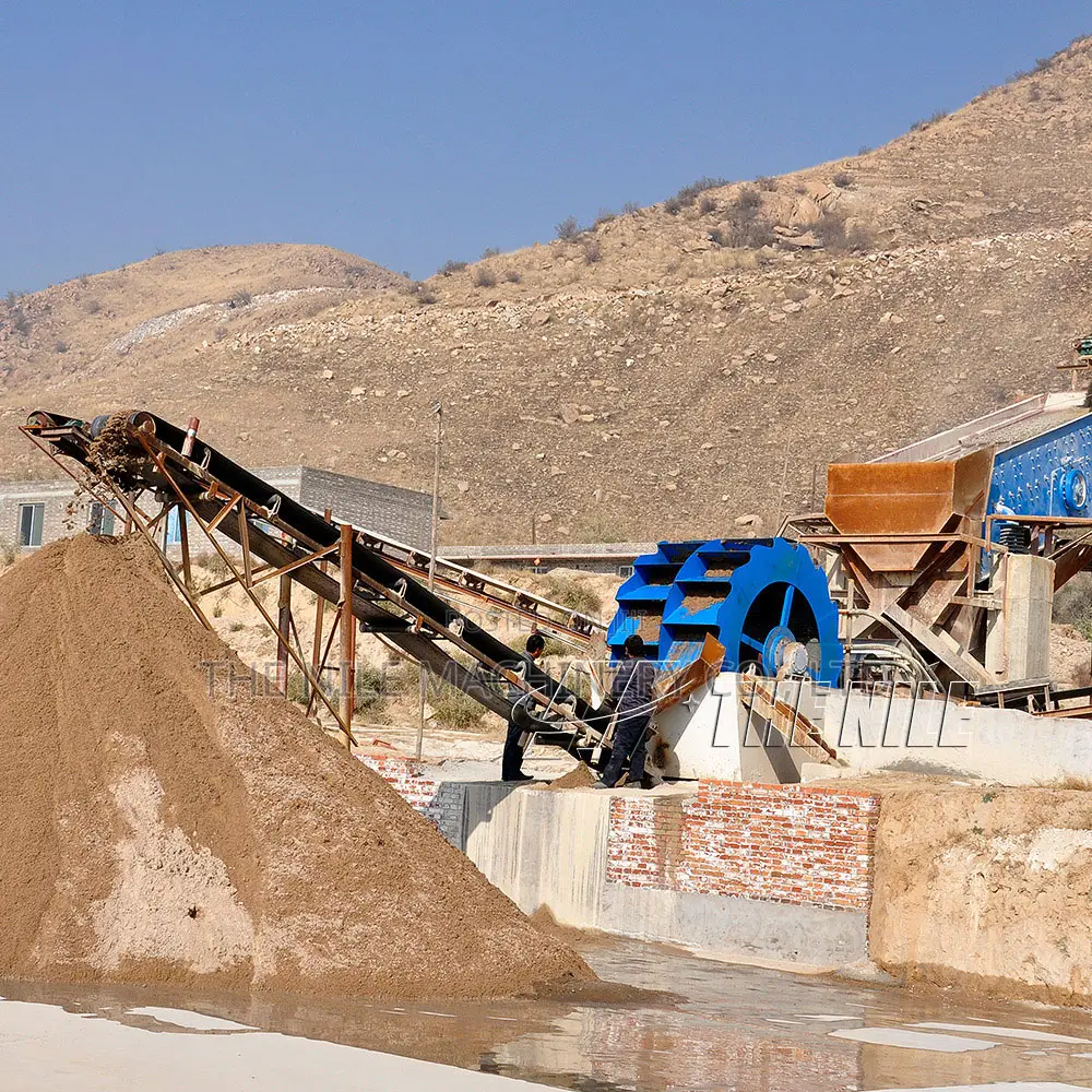 Bucket Wheel Gravel Washing Equipment Wheel Sand Washer