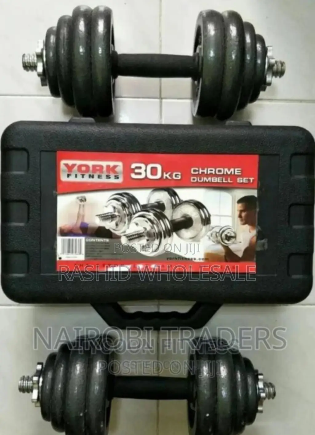 Chrome 30kgs Dumbbell.