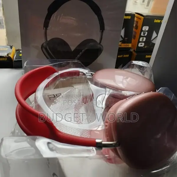 Wireless Headphone- P9 - Black/Pink