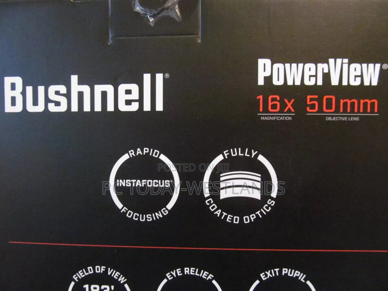 BUSHNELL Powerview 16x 50mm Binocular Porro Prism (GENUINE)