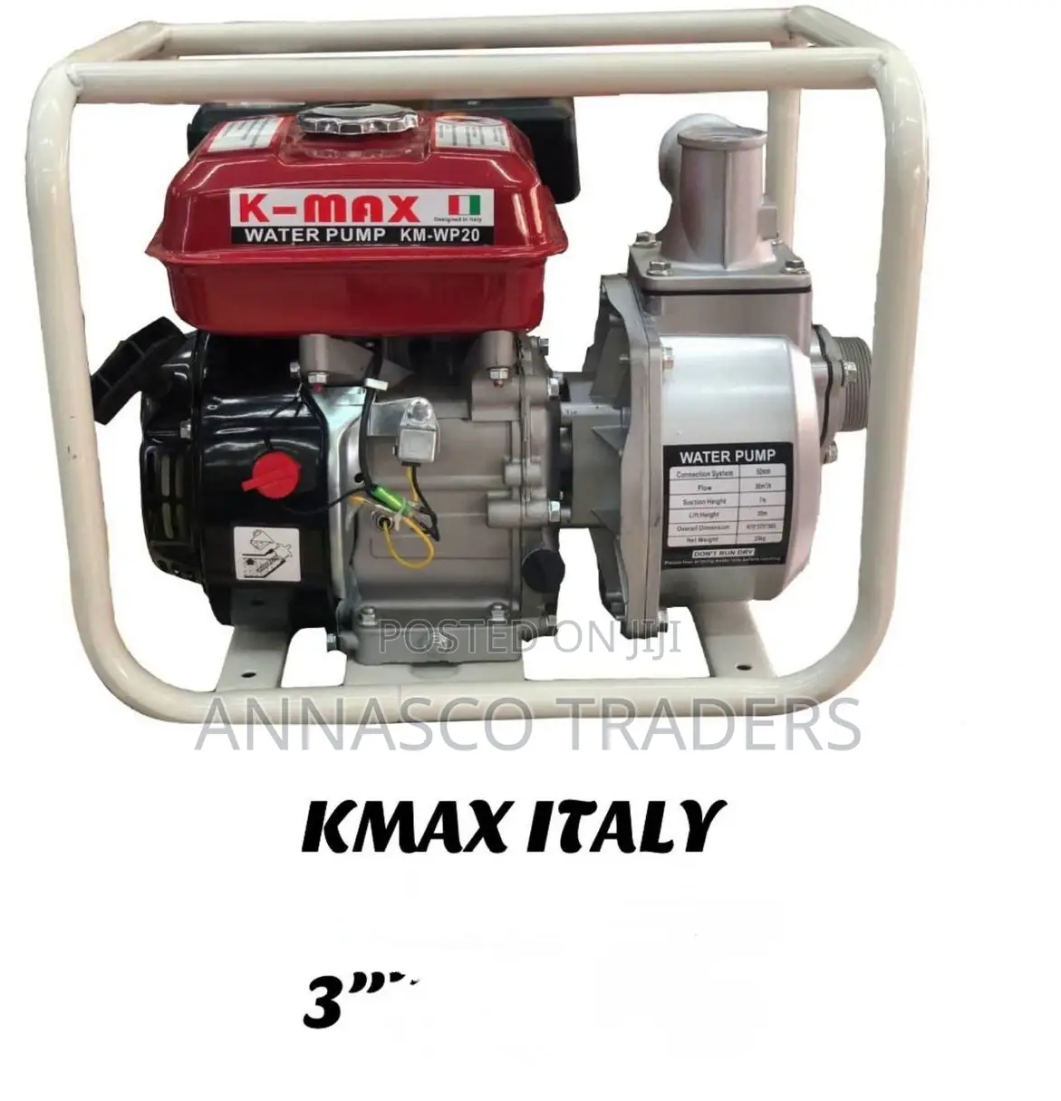 Powerful K-Max Italy Km-Wp20 Water Pump 3"
