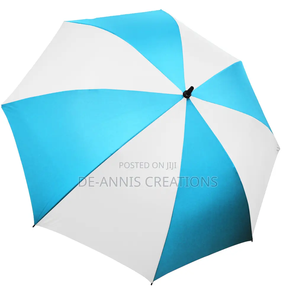 Blue White Umbrella