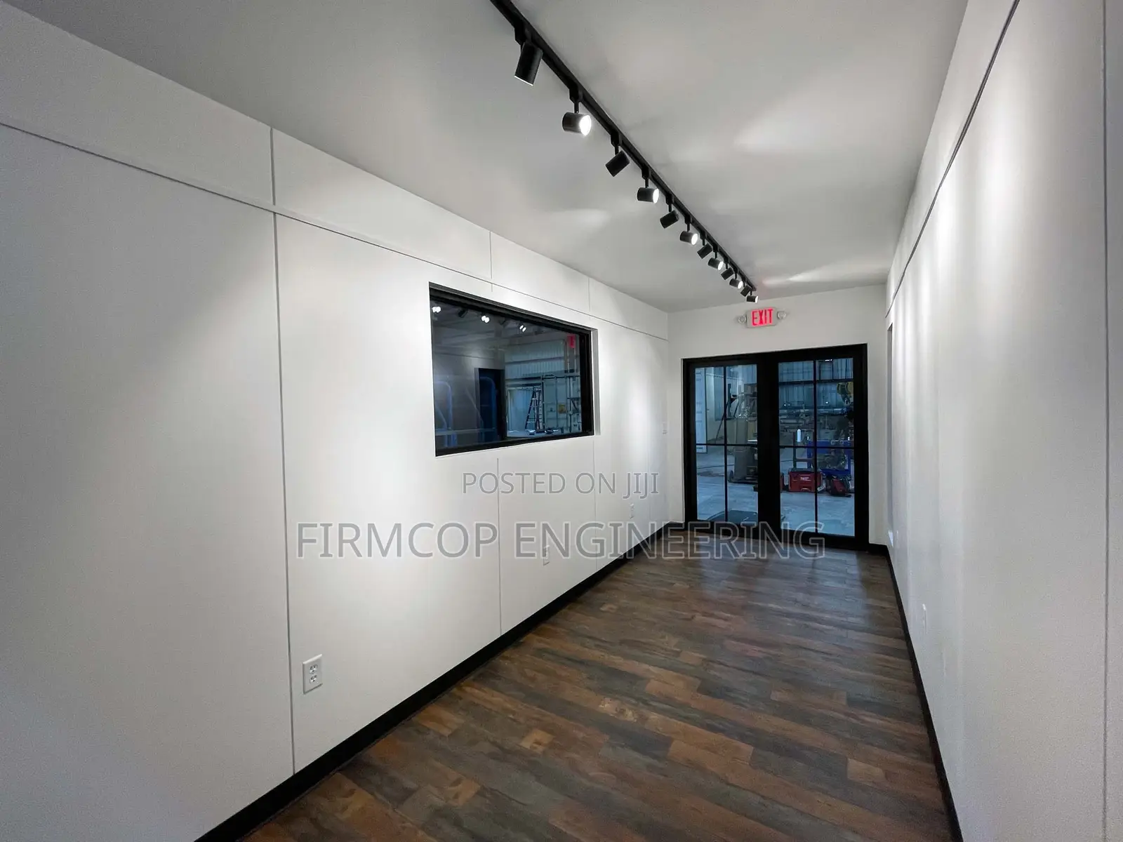 40' Shipping Container Open Showroom