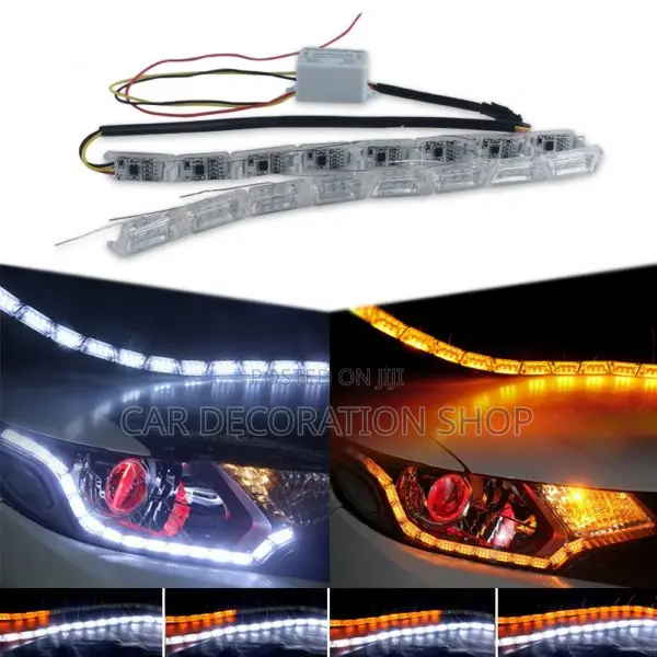 Crystal Headlights Strip With Indicator