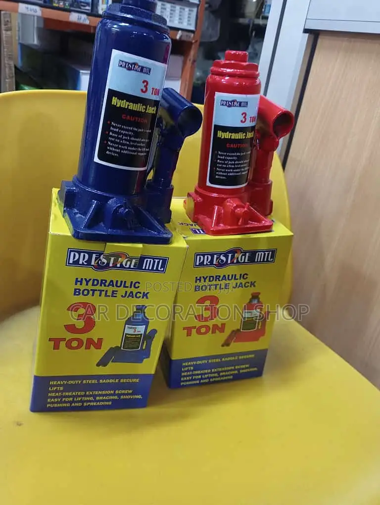 Blue or Red 3ton Hydraulic Jack