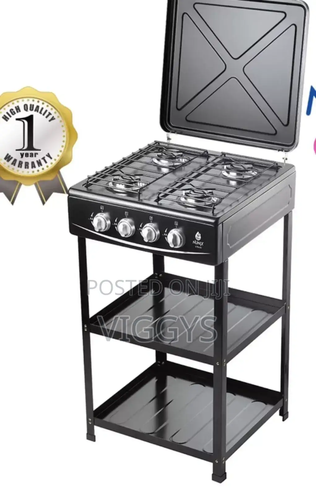 Best Nunix Full Gas Standing Cooker With Shelf