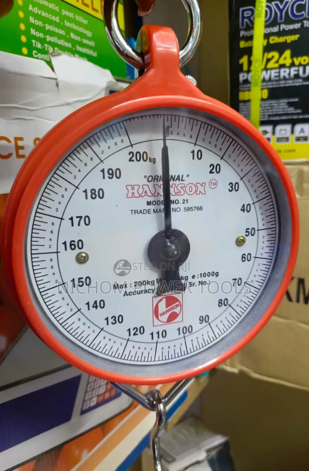 Hanson Hanging Scale Spring Balance 200kg