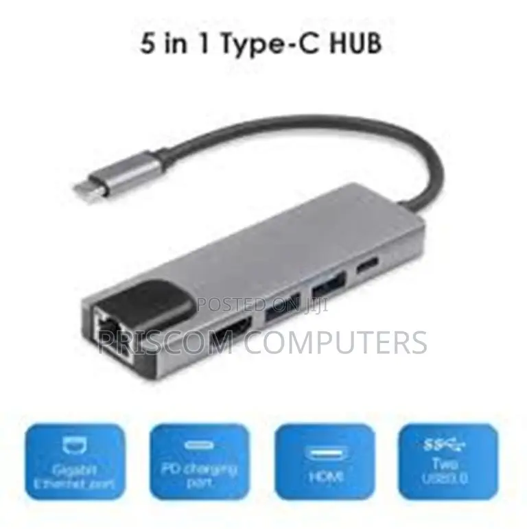 Type C USB C to HDMI Multiport Adapter 3 in 1 Type C Hub