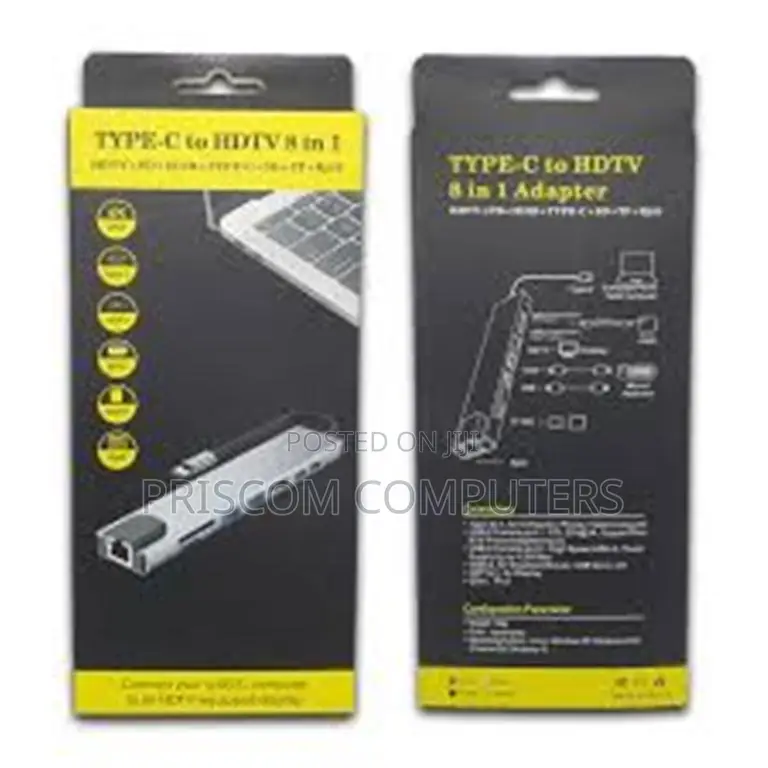 Type C USB C to HDMI Multiport Adapter 3 in 1 Type C Hub