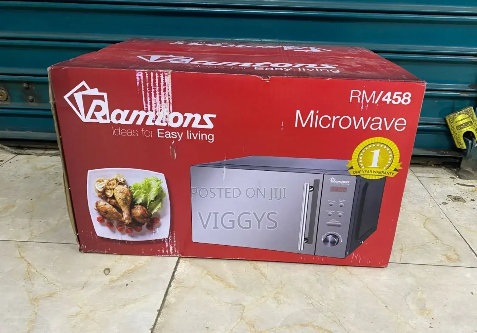 Amazing Ramtons RM/458 - Digital Glass Microwave, 700W -
