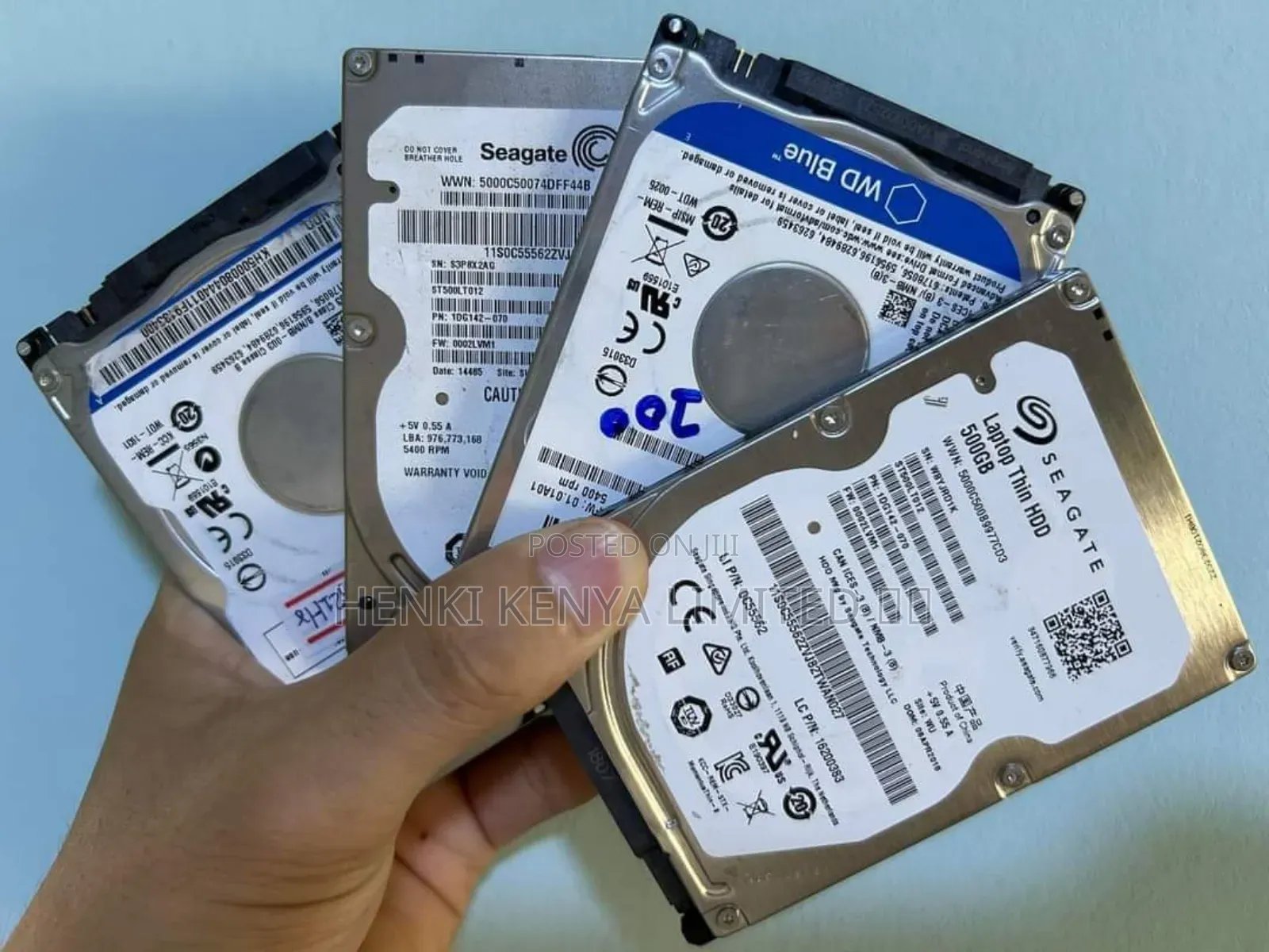 500gb Hard Disk for Laptop 1 Year Warranty,Installed O.S