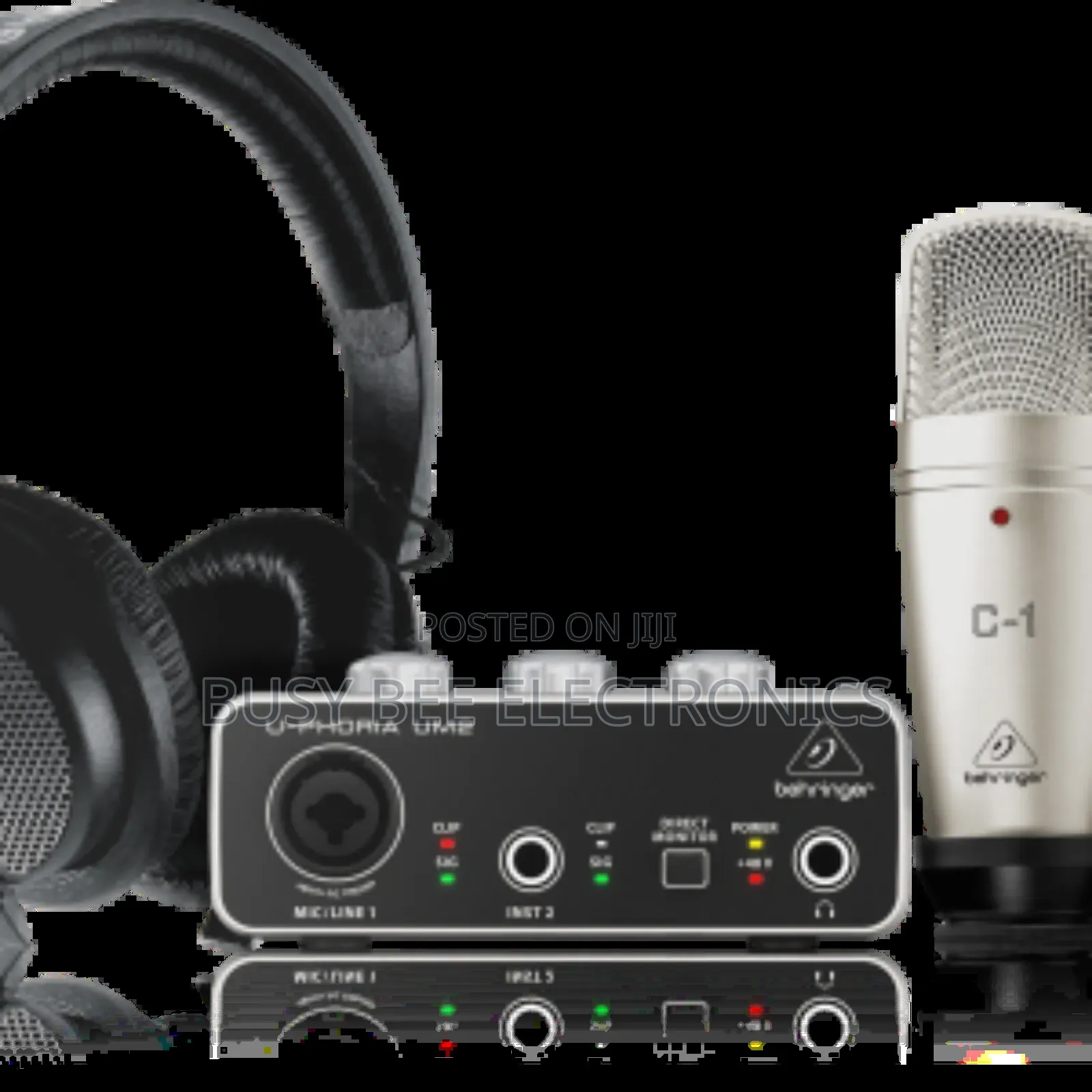 Behringer U Phoria Studio Pro Recording/Podcasting Bundle