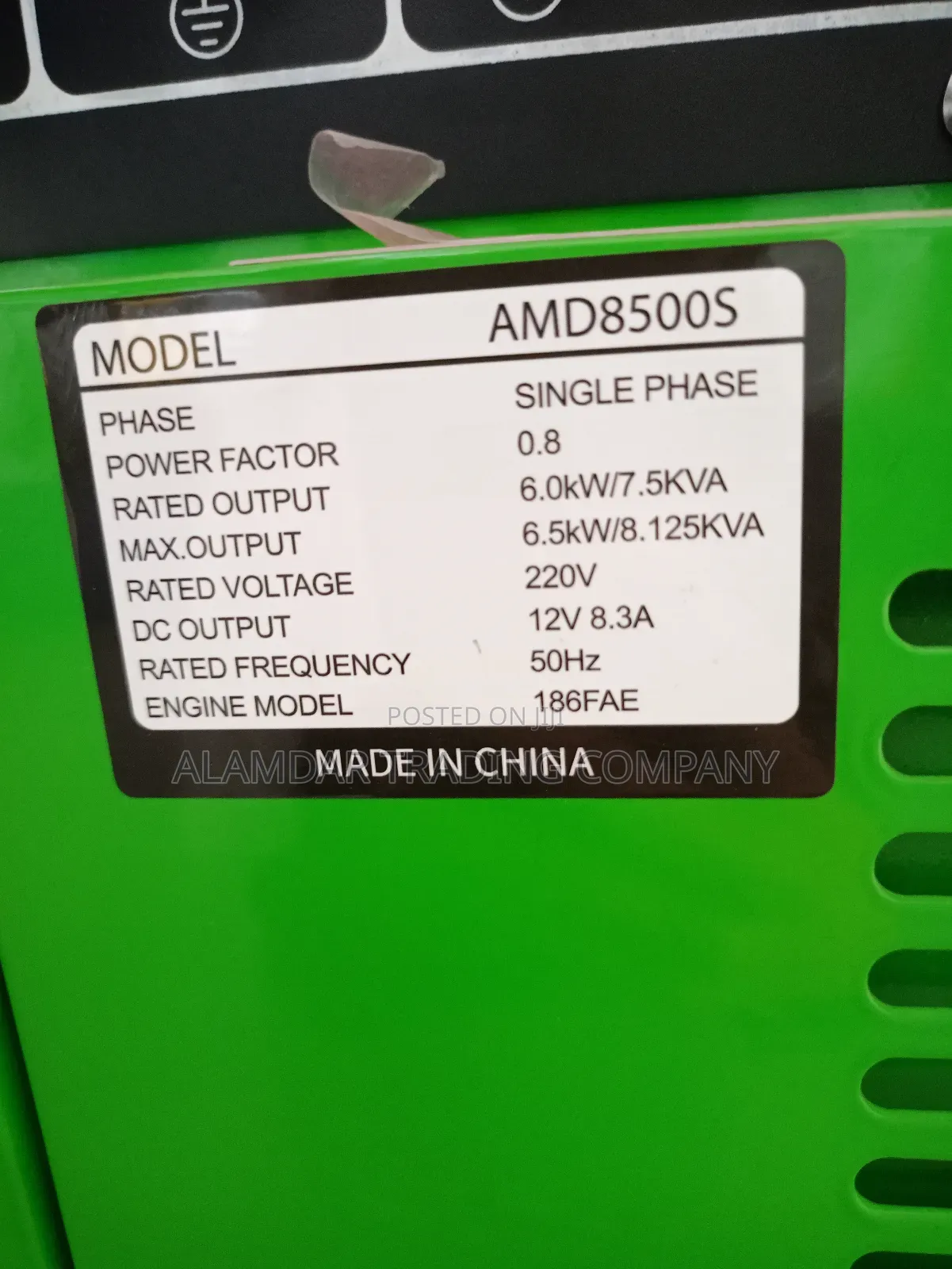 7.5kva Silent Generator