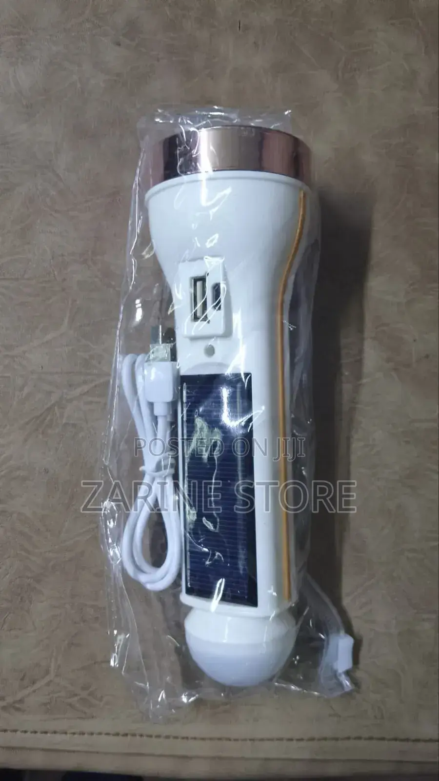 Rechargeable Solar Energy Using Torch Flashlight