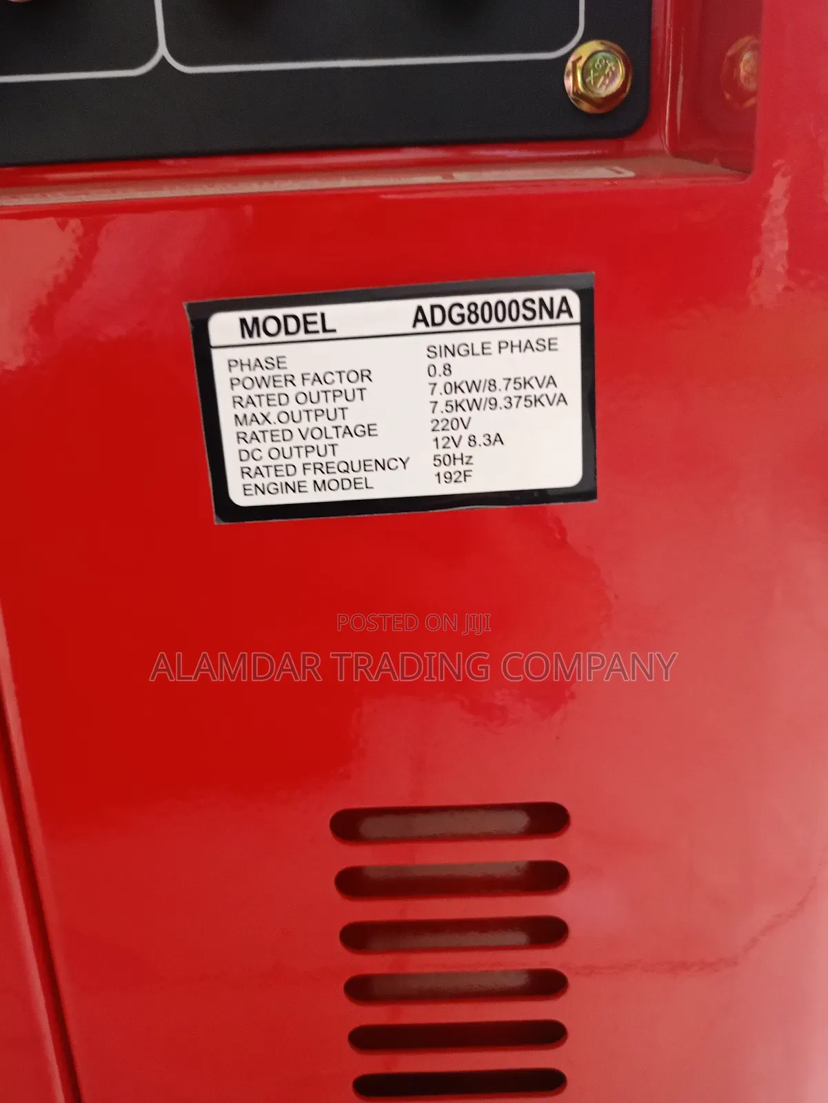 8.75kva Silent Generator