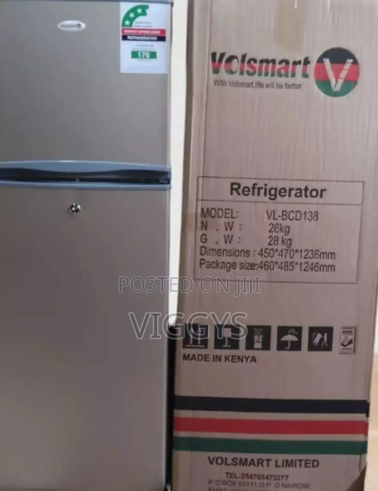 Amazing Volksmart 138litre Fridge