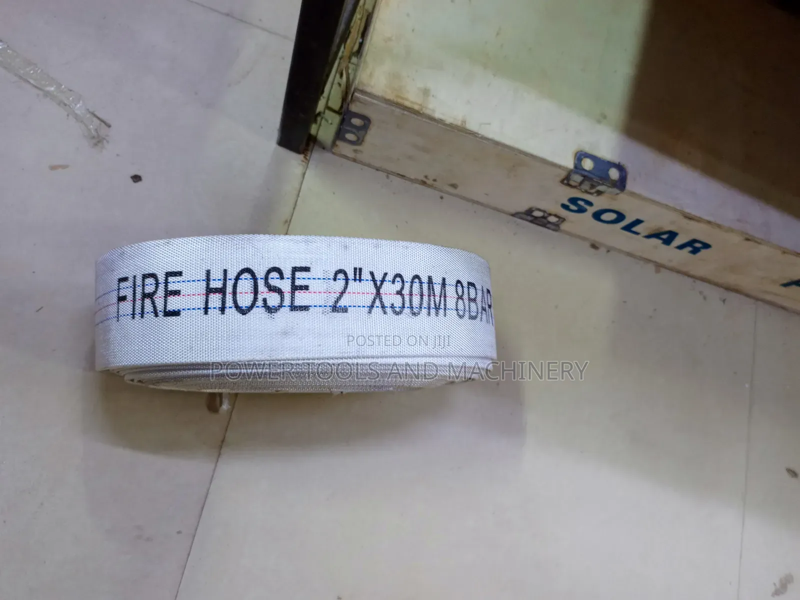 White Canvas Delivery Pipe 2" 30m