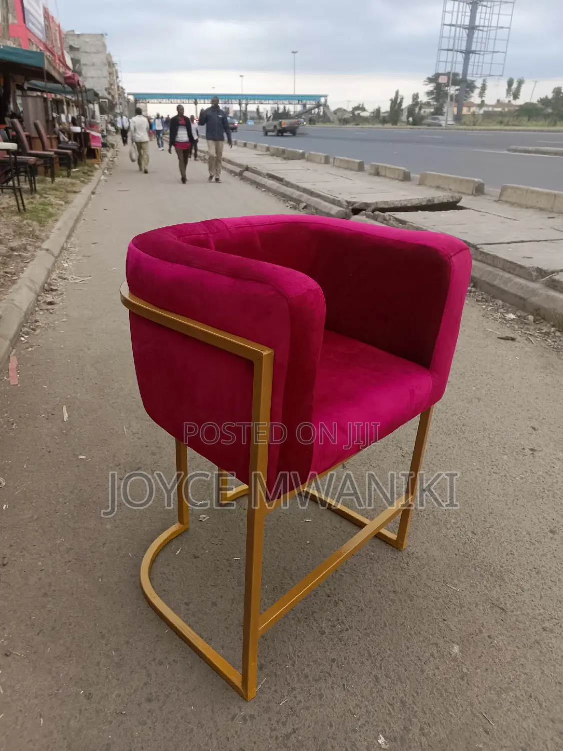 Styling Chair, Hot Red 