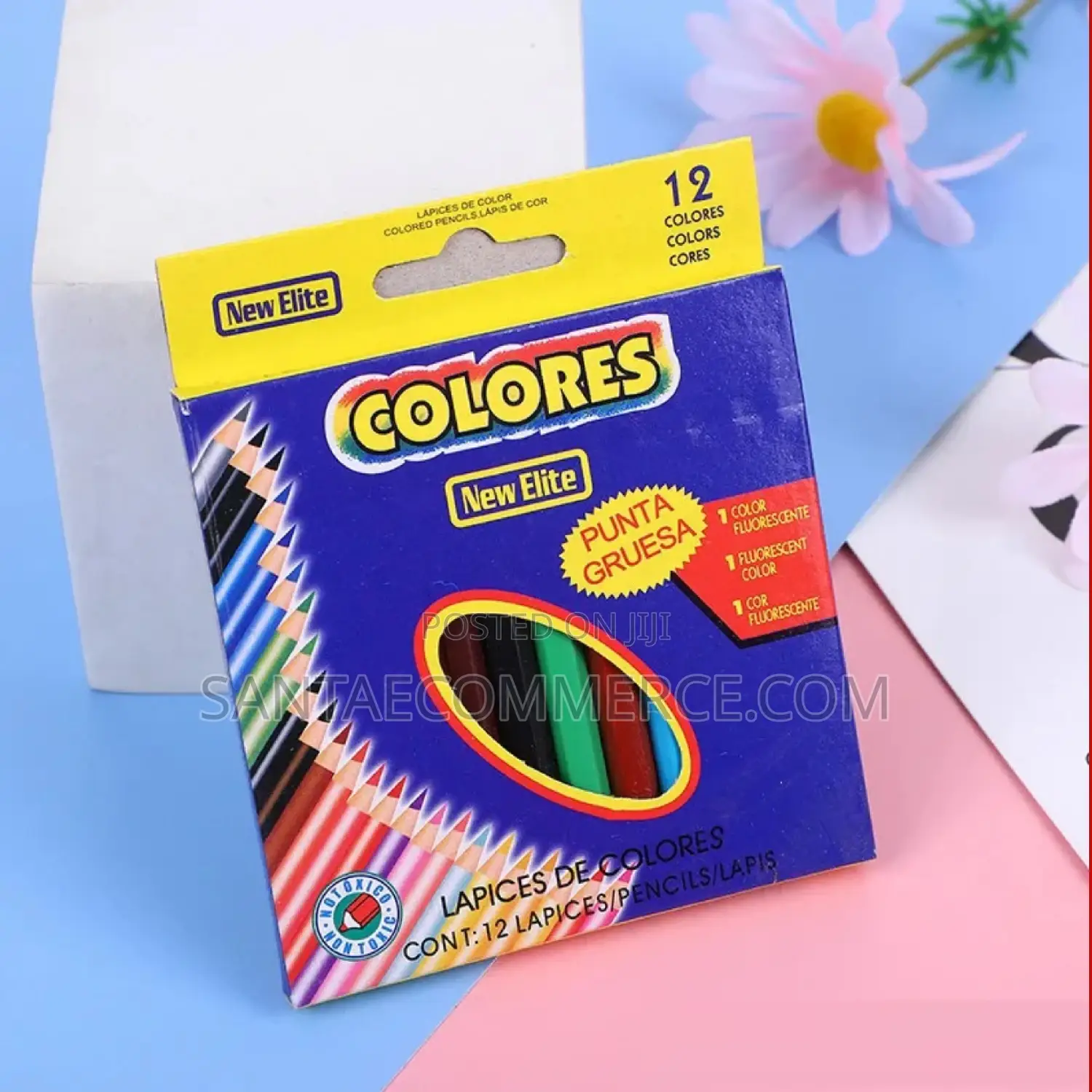 12 PCS Colored Drawing Pencil