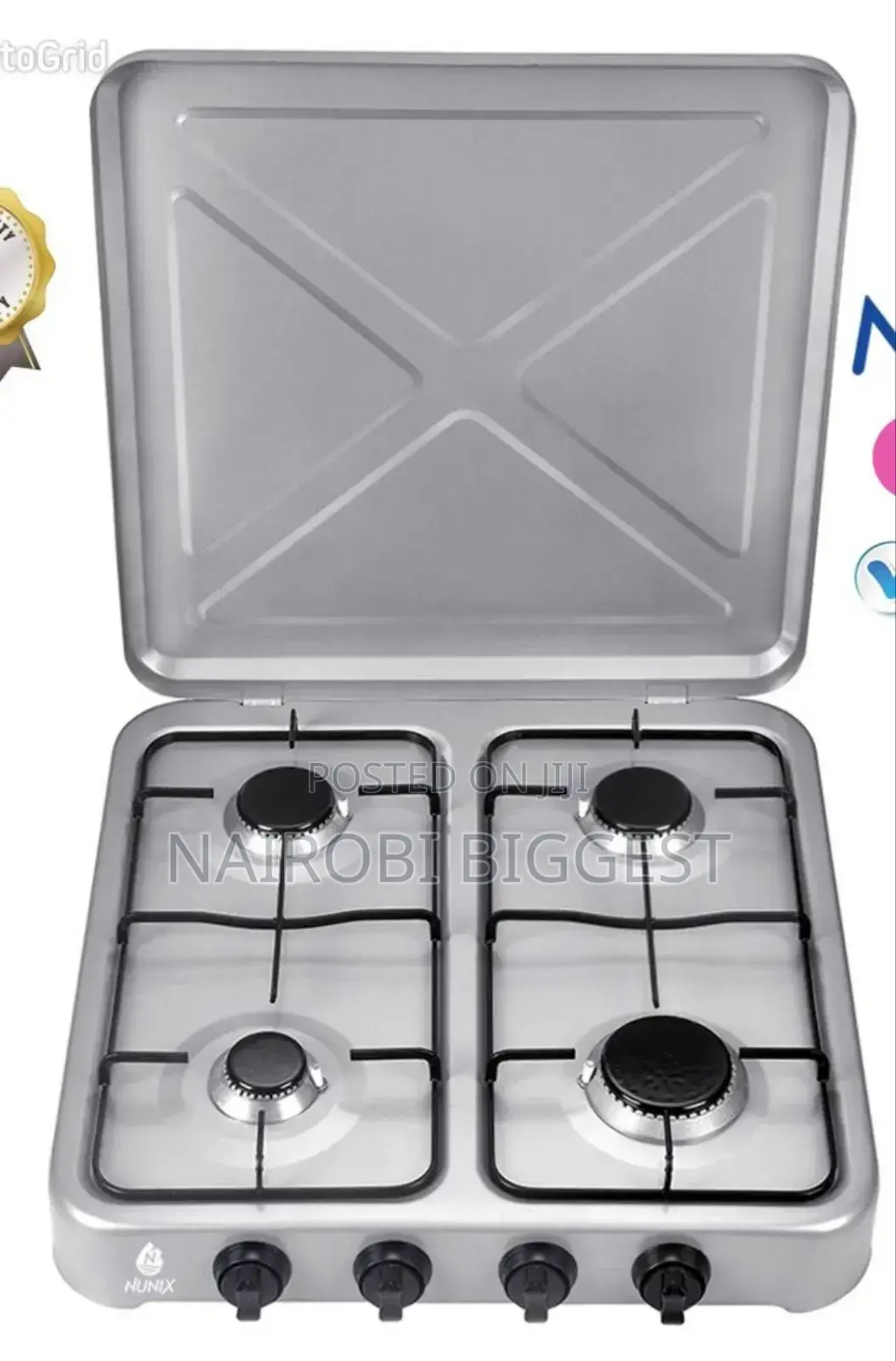 Nunix 4 Burner Table Top Best Cooker