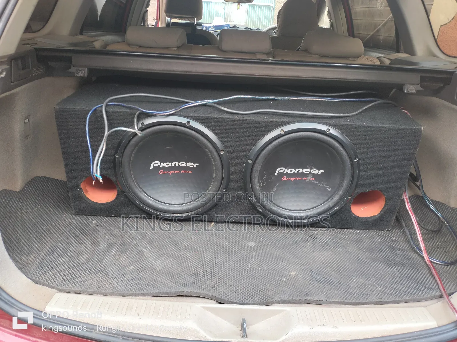 Pioneer 312d4 in a Double Cabinet 1600watts