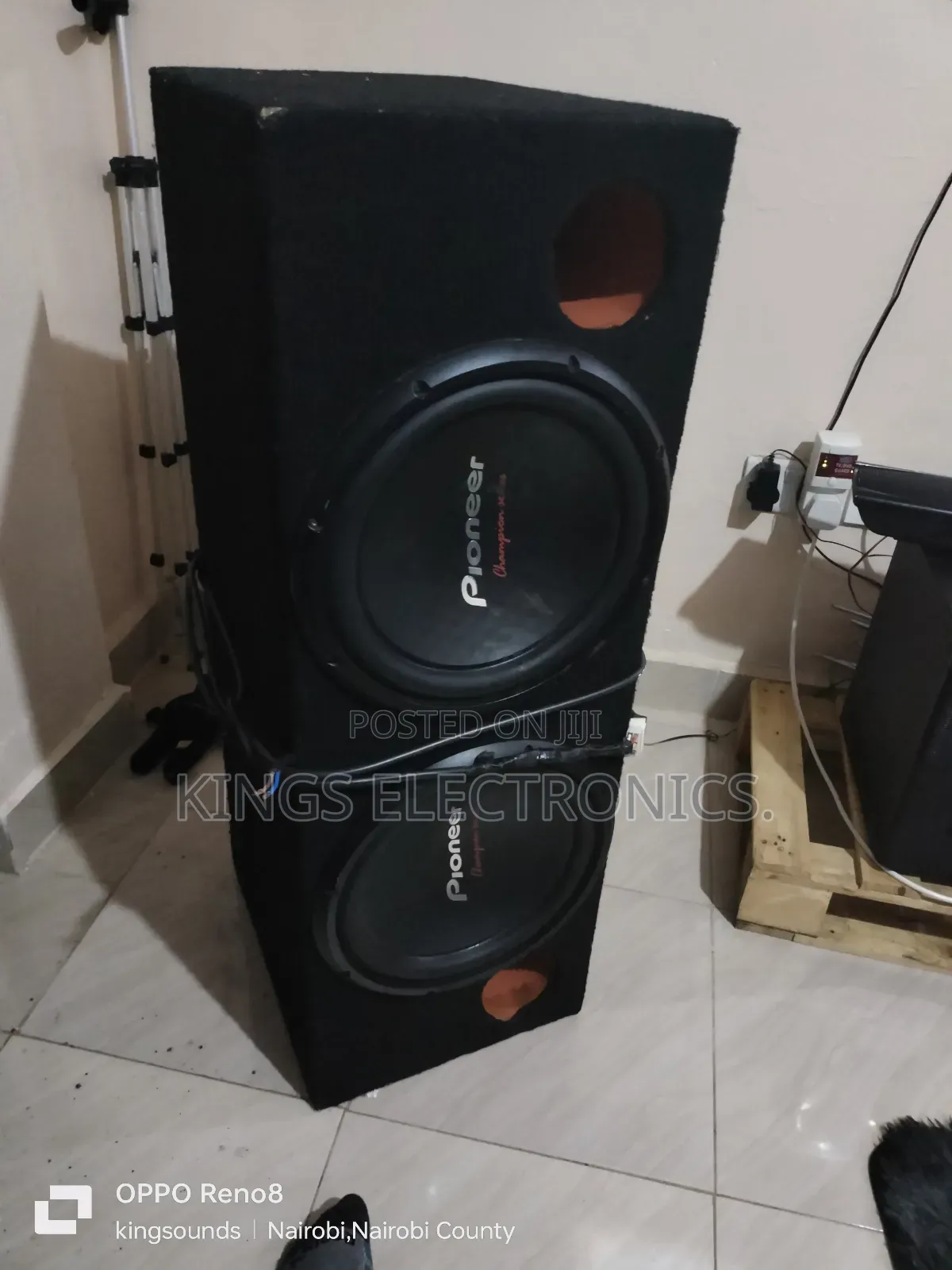 Pioneer 312d4 in a Double Cabinet 1600watts