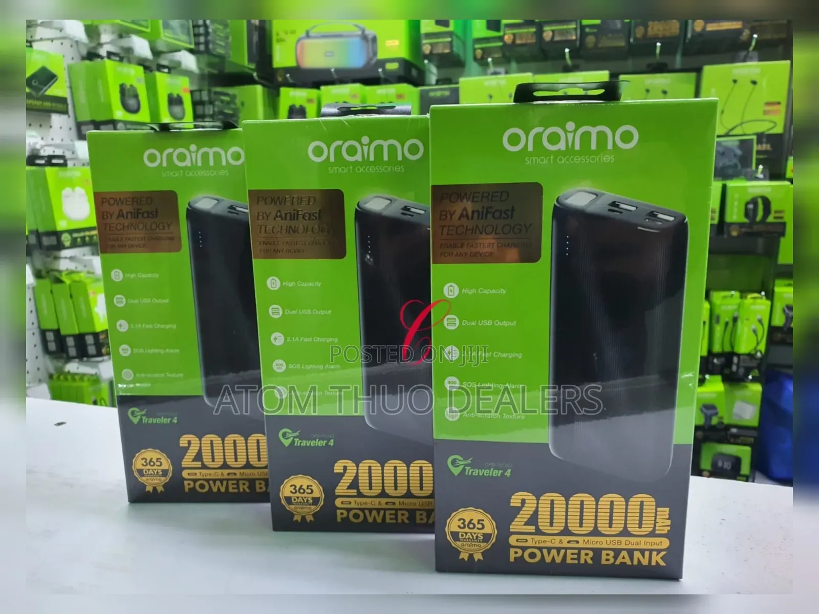 Oraimo Traveler 4 OPB-P204D 20,000mah Power Banks at *