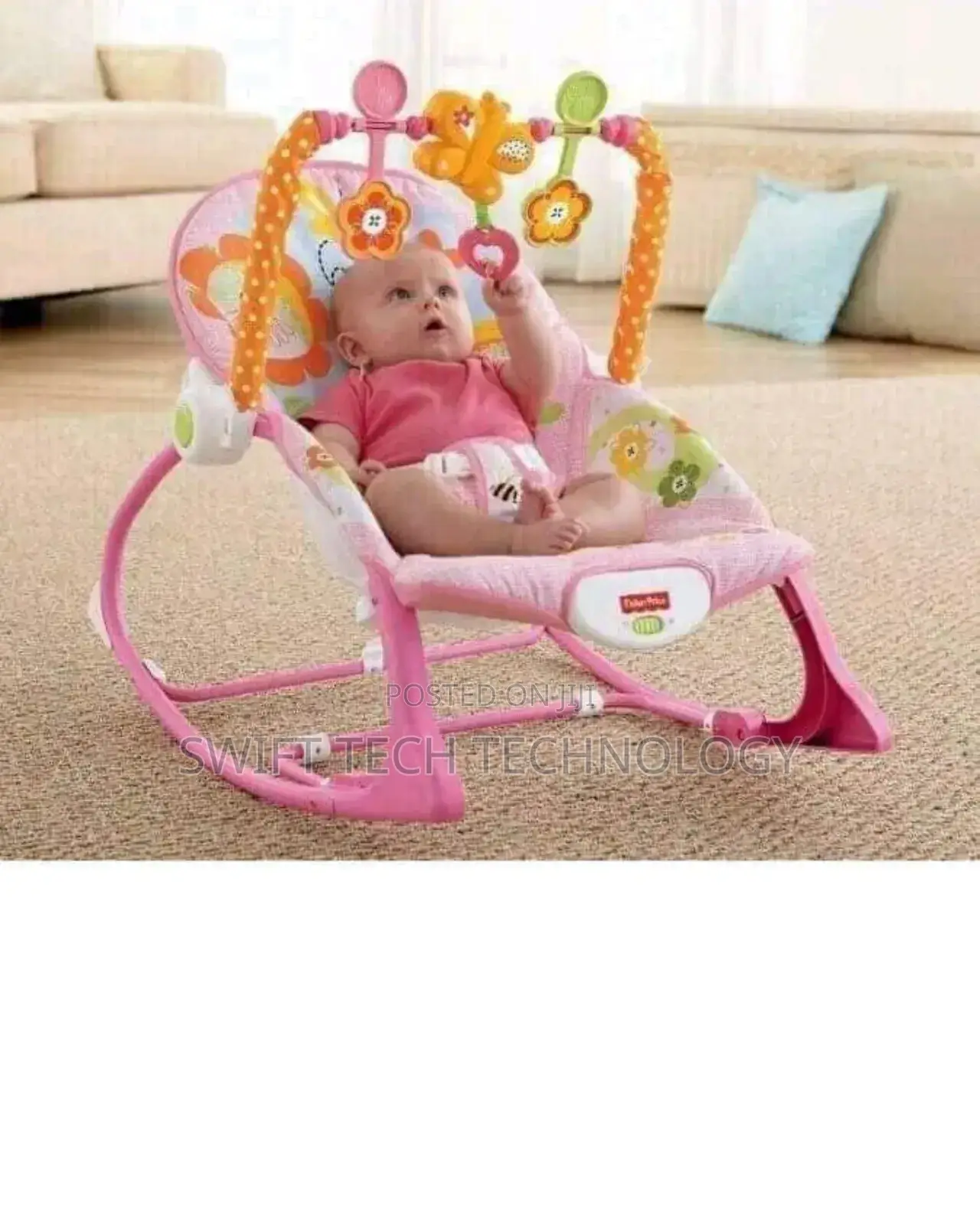 Baby Rocker ,Baby Rocker ,Pink Baby Rocker/ Safety