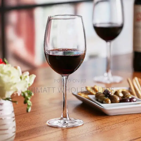 Set of 6 Long Wine Glasses Available
