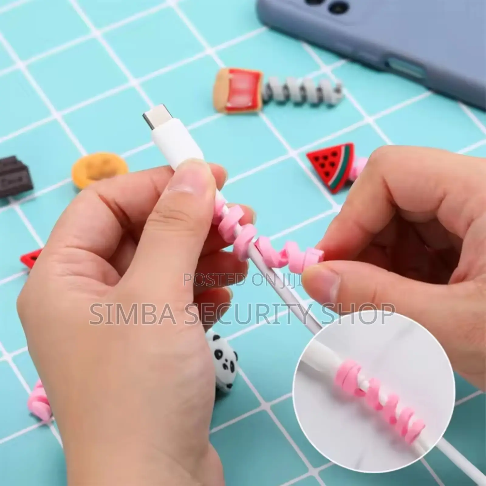 Cable Protection Anti Bending Management Cord Earphone 2 PCS