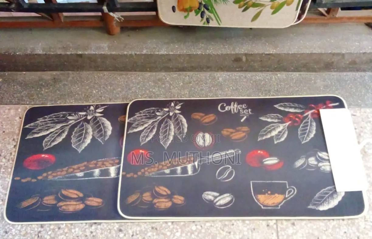 Available 2pcs Rubber Kitchen Mats*