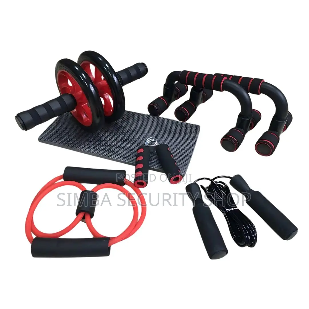 7 in 1 Home Gym Workout Kit Ab Roller Exercise Fitness Core