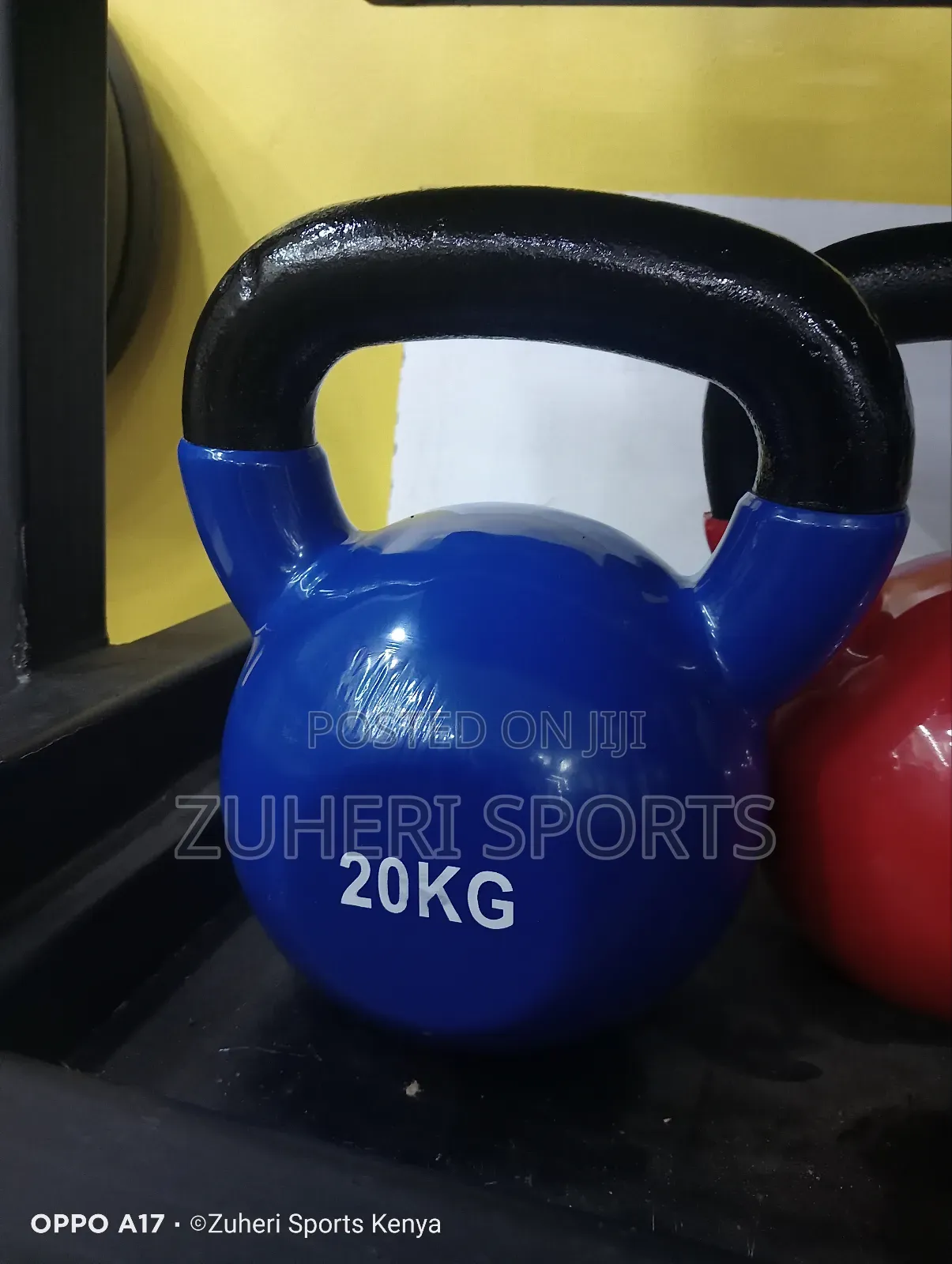 20kg Kettlebell, Vynil Coated Castiron Heavyduty Floor Safe