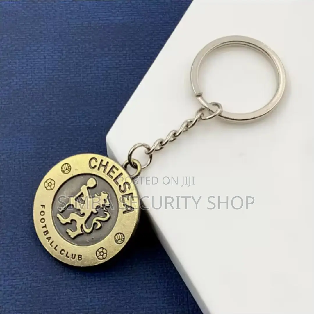 Chelsea Fan Football Soccer Key Chain Holder Bronze Logo EPL