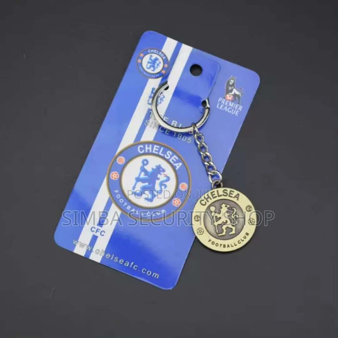 Chelsea Fan Football Soccer Key Chain Holder Bronze Logo EPL